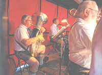 Schulhaus 4+3 band entertains Oktoberfest crowd